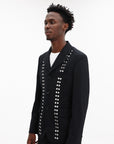 Comme Des Garcons Jacket Studded Blazer Black