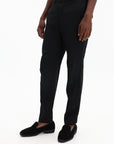 Comme Des Garcons Pants Zip Button Black