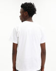 Comme Des Garcons T-Shirt Play Heart Stud White