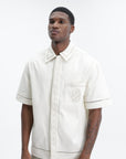 Drole Shirt Broderie D Miroir Coton Off White