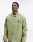 Drole Jacket Slogan Rose Olive