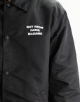 Drole Jacket Slogan Black