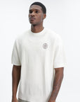 Drole T-Shirt Maille Ajouree D Miroir Off White