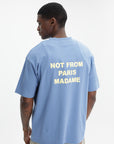 Drole T-Shirt Slogan Atlantic Blue