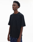 Maison Kitsune T-Shirt Embossed Profile Fox Oversize Black