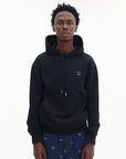 Maison Kitsune Hoodie Fox Head Patch Comfort Black
