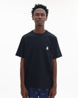 Maison Kitsune T-Shirt Speedy Fox Patch Comfort Black
