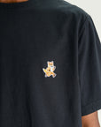 Maison Kitsune T-Shirt Speedy Fox Patch Comfort Black