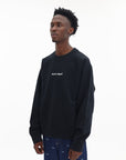 Maison Kitsune Sweatshirt Embroidery Oversize Black