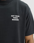 Drole T-Shirt Bold Slogan Black