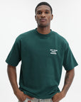 Drole T-Shirt Bold Slogan Dark Green
