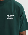 Drole T-Shirt Bold Slogan Dark Green