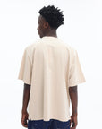 Maison Kitsune T-Shirt Daisy Field Oversize Stone