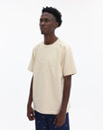 Maison Kitsune T-Shirt Crafted Profile Fox Comfort Stone