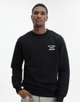 Drole Sweater Bold Slogan Black
