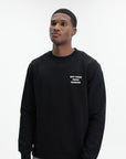 Drole Sweater Bold Slogan Black