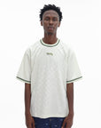 Maison Kitsune T-Shirt Embossed Profile Fox Oversize Grey