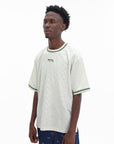 Maison Kitsune T-Shirt Embossed Profile Fox Oversize Grey