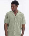 Drole Shirt Maille Dentelle Kaki