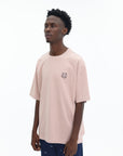 Maison Kitsune T-Shirt Bold Fox Head Patch Oversize Pink Clay