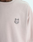 Maison Kitsune T-Shirt Bold Fox Head Patch Oversize Pink Clay