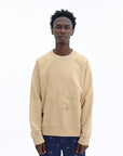 Maison Kitsune Sweatshirt Crafted Daisy Oversize Beige