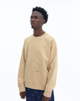 Maison Kitsune Sweatshirt Crafted Daisy Oversize Beige