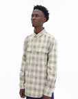 Maison Kitsune Shirt Skate Double Pocket Green