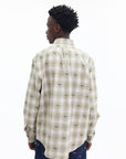 Maison Kitsune Shirt Skate Double Pocket Green