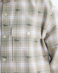 Maison Kitsune Shirt Skate Double Pocket Green
