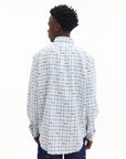 Maison Kitsune Shirt Skate Double Pocket Blue