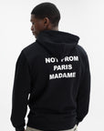 Drole Hoodie Bold Slogan Black