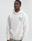Drole Hoodie Slogan Palmier Off White