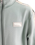 Maison Kitsune Jacket Flash Fox Zipped Green