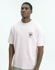 Drole T-Shirt Slogan Rose Light Pink