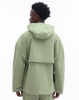 Maison Kitsune Jacket Hooded Popover Green