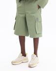 Maison Kitsune Shorts Cargo Bermuda Green
