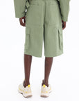 Maison Kitsune Shorts Cargo Bermuda Green