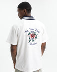 Drole Shirt Piquee Slogan Rose Off White
