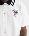Drole Shirt Piquee Slogan Rose Off White