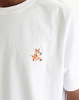 Maison Kitsune T-Shirt Speedy Fox Patch Comfort White