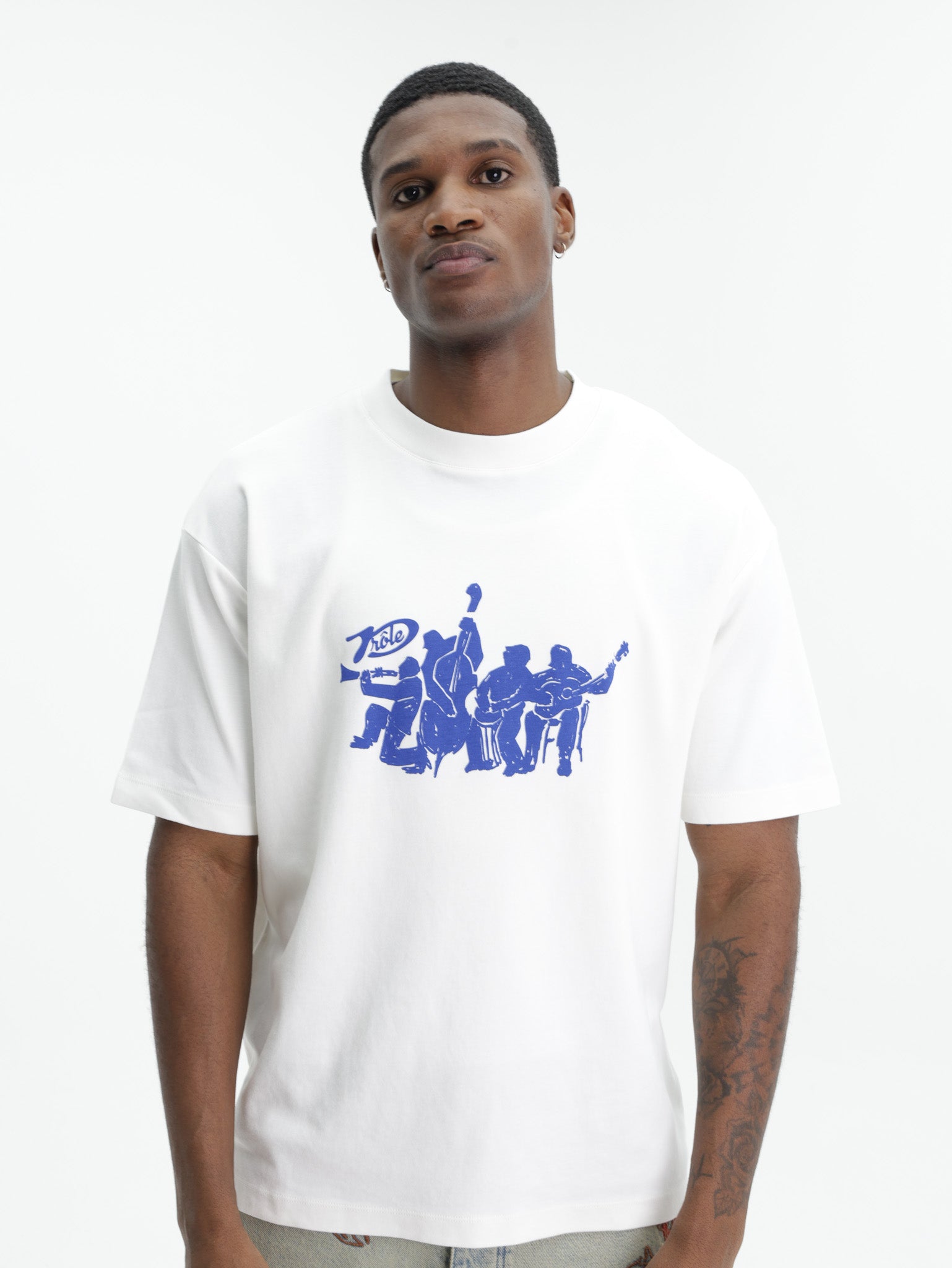 Drole T-Shirt Musiciens Off White - AL Capone Premium