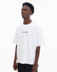 Maison Kitsune T-Shirt Line Handwriting Oversize White
