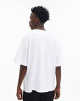 Maison Kitsune T-Shirt Line Handwriting Oversize White