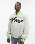 Y-3 Jacket Team Logo Off White-Green