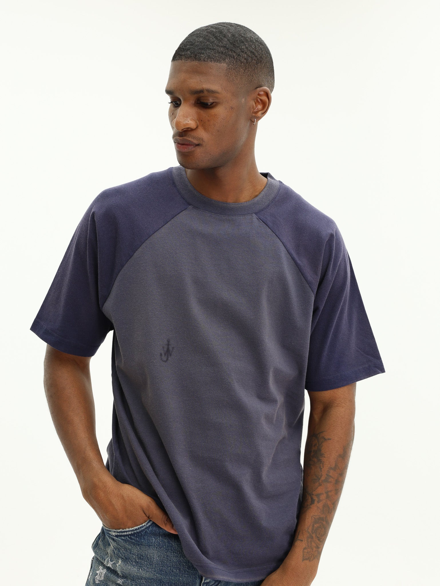 JW ANDERSON T-SHIRT NAVY - AL Capone Premium