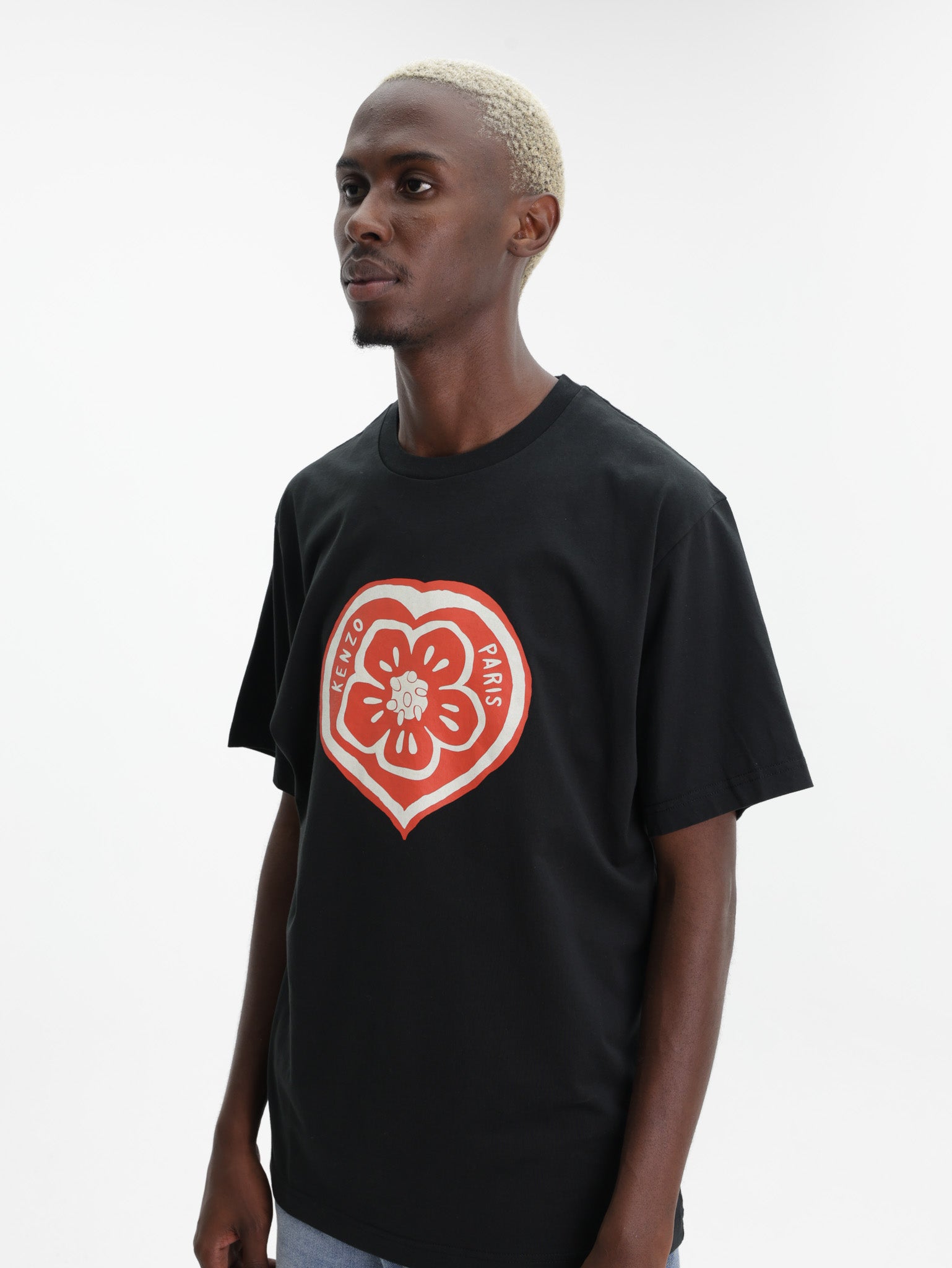 Kenzo T-Shirt Boke Heart Black - AL Capone Premium