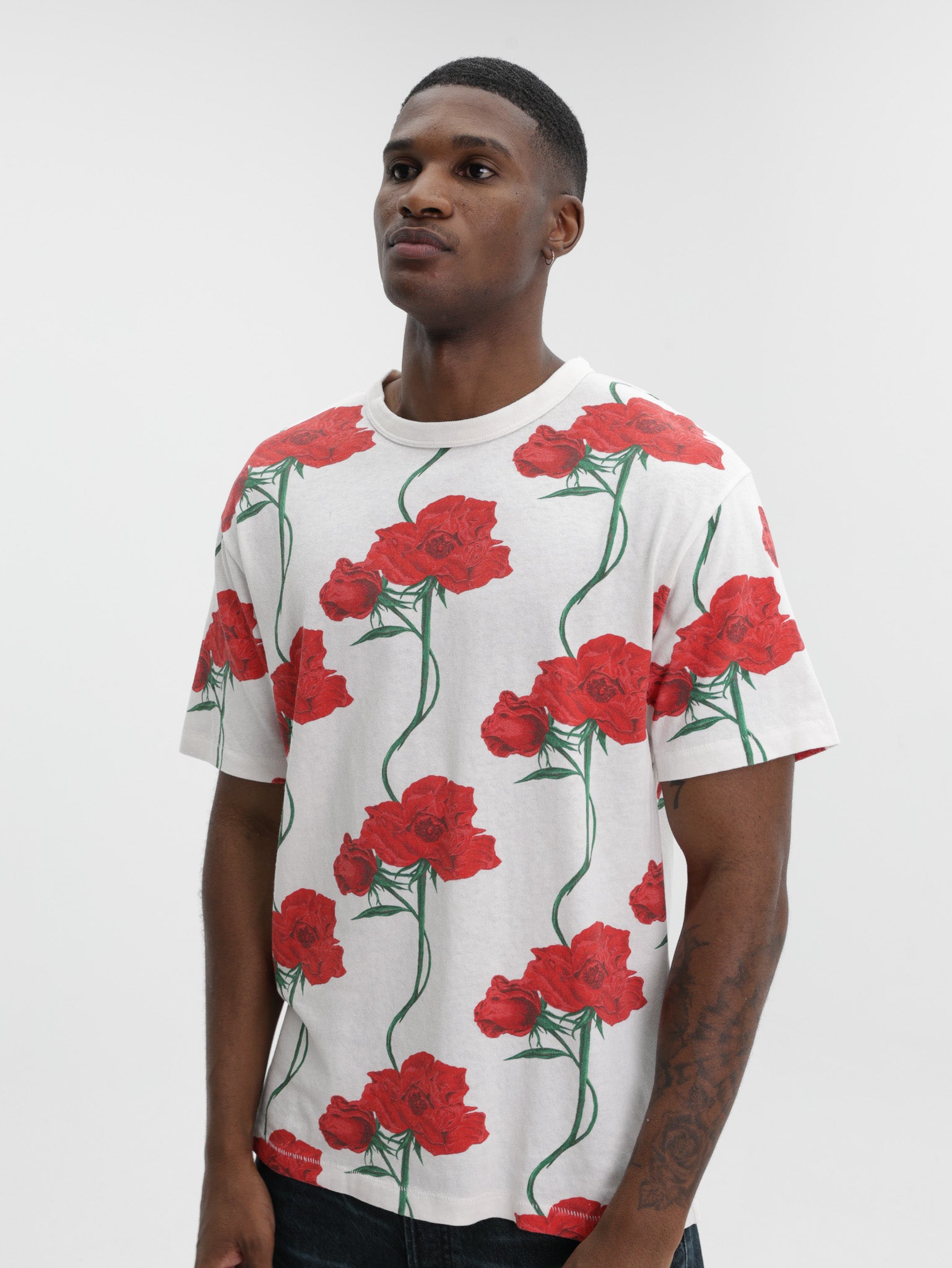 Kenzo T-Shirt Floral Off White - AL Capone Premium