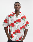 Kenzo Shirt SS Ecru-Red