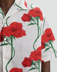 Kenzo Shirt SS Ecru-Red
